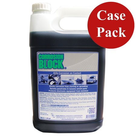 CORROSION BLOCK Liquid 4-Liter Refill - Non-Hazmat, Non-Flammable &amp 20004CASE